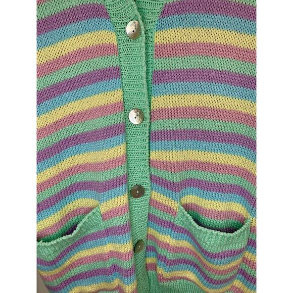 Show Me Your Mumu 3 Piece Nineties Knit Set in Pastel Dream Size M/L Striped - Picture 9 of 15